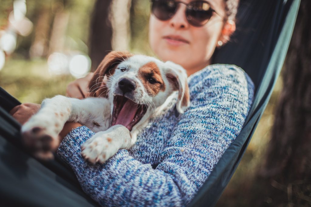 woman-holding-dog