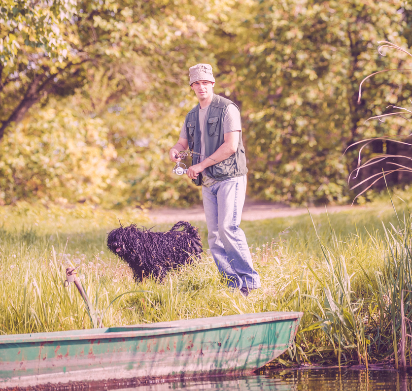 dog-with-fisherman