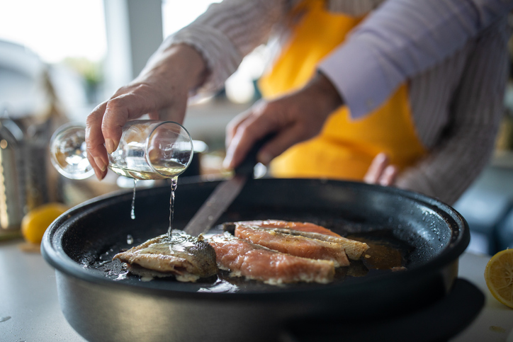 people-cooking-trout